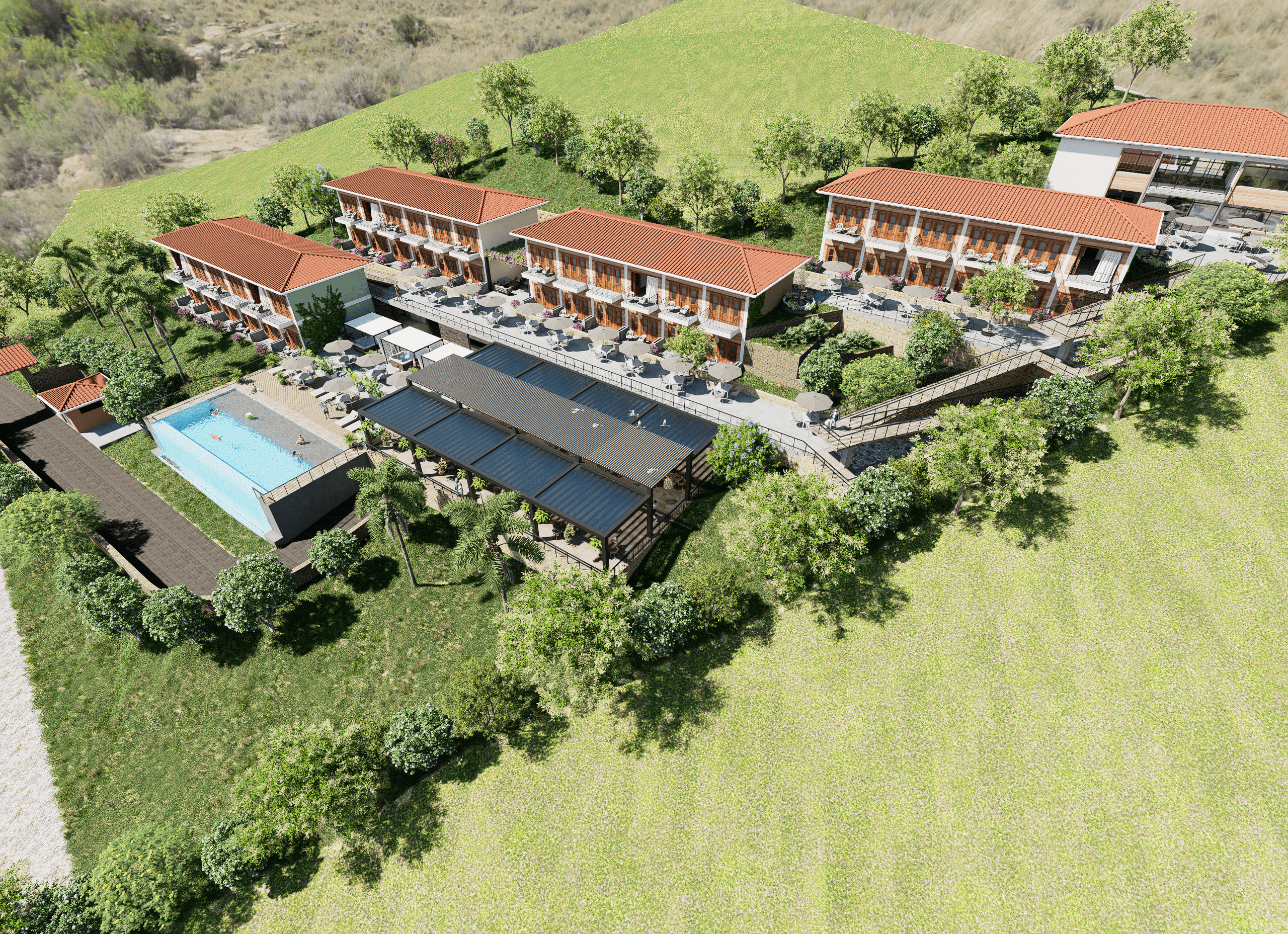 Hacienda del Virrey al atardecer